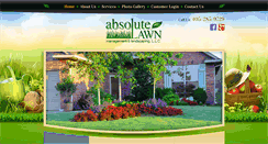Desktop Screenshot of absolutelawnmanagement.com